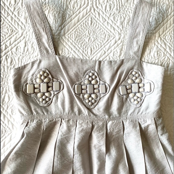 Charlotte Russe Sleeveless Babydoll Pleated Dress - Picture 2 of 13